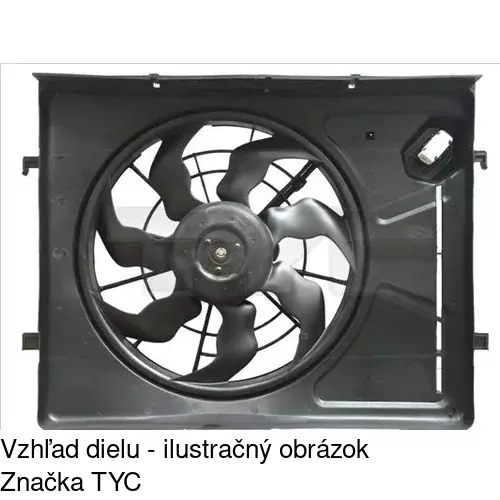 Ventilátory chladičov POLCAR 411423W2X