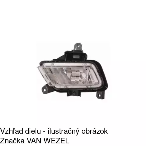 Hmlové svetlo - predné 4118290E /POLCAR/ - obr. 3