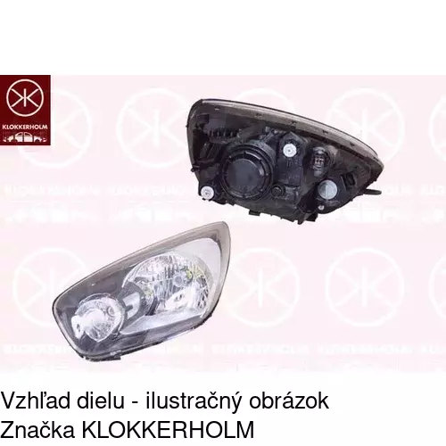 Hlavný reflektor 41A110-E /POLCAR/ - obr. 2