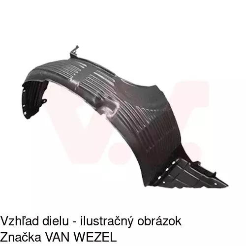 Podblatník (plast) POLCAR 41A1FP1T