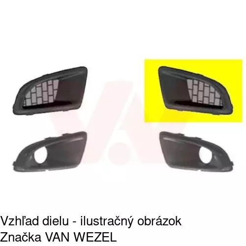 Kryt v nárazníku POLCAR 421727-1