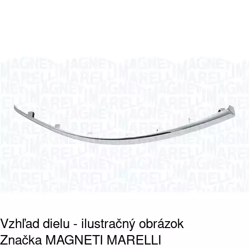 Lišta nárazníka 422007-8 /POLCAR/