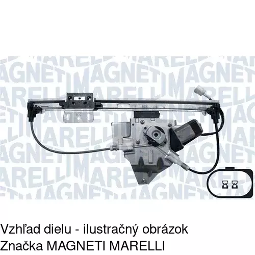 Elektrický mechanizmus okna dverí 4311PSE4 /POLCAR/ - obr. 3