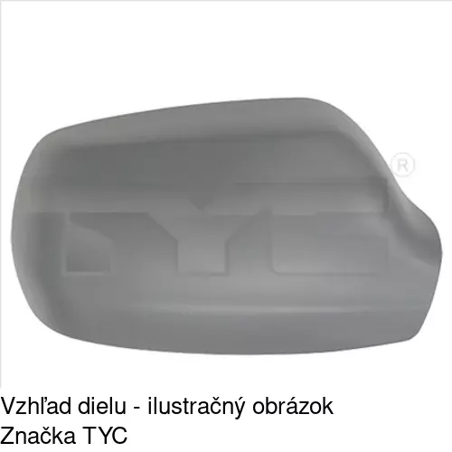 Rám vonkajšieho zrkadla 452555PE /POLCAR/ - obr. 2