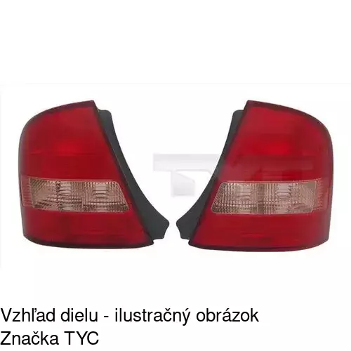 Zadné svetlo POLCAR 454087-E