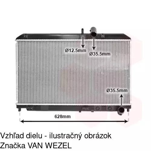Chladiče vody 454808-1 /POLCAR/ - obr. 1