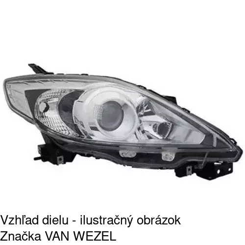 Hlavný reflektor 4550103E /POLCAR/ - obr. 3
