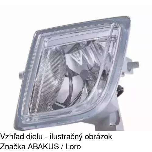 Hmlové svetlo - predné 456030-E /POLCAR/ - obr. 1