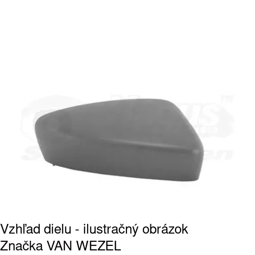 Rám vonkajšieho zrkadla 45D155PM /POLCAR/ - obr. 1
