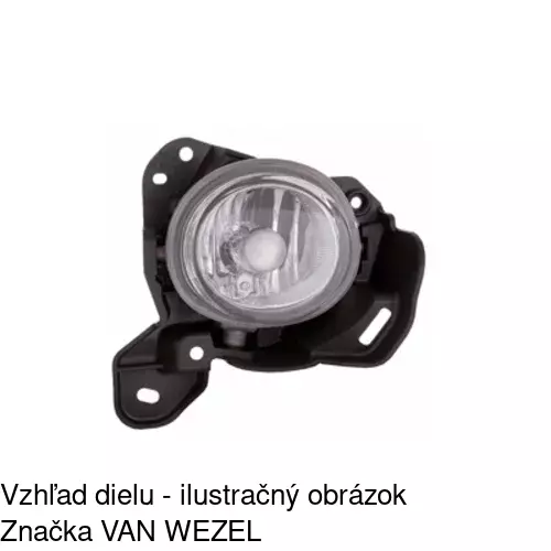 Hmlové svetlo - predné 45X130-E /POLCAR/ - obr. 3