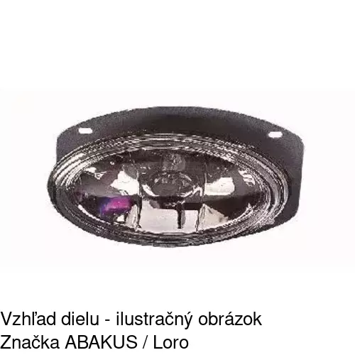 Hmlové svetlo - predné 5003297E /POLCAR/ - obr. 1