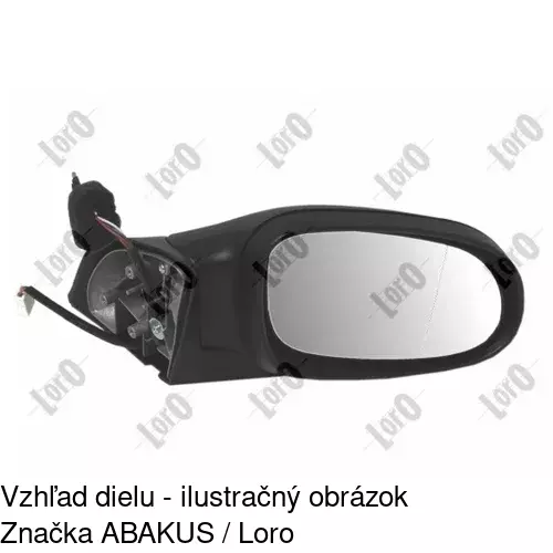 Vonkajšie zrkadlo 5005515M /POLCAR/ - obr. 5