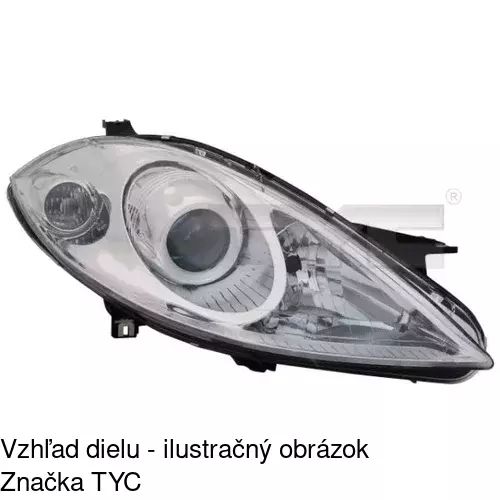Hlavný reflektor POLCAR 5006101U