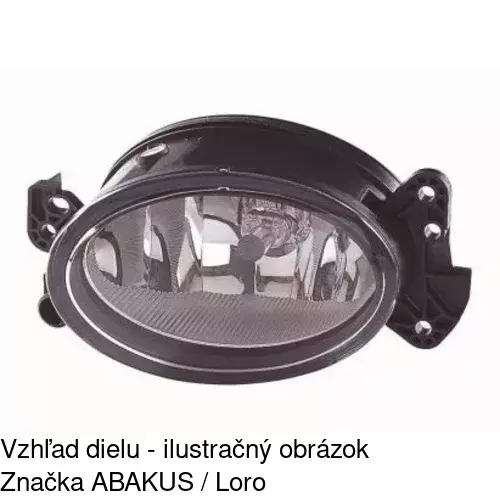 Hmlové svetlo - predné 5006301E /POLCAR/ - obr. 3