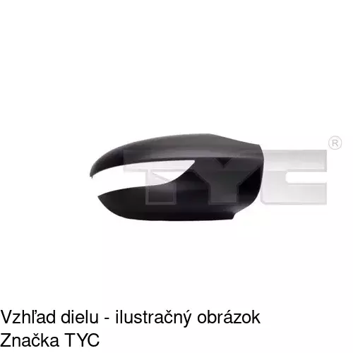 Rám vonkajšieho zrkadla 500654PM /POLCAR/ - obr. 1