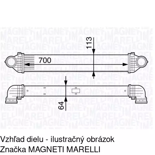 Chladiče vzduchu (Intercoolery) POLCAR 5006J81X