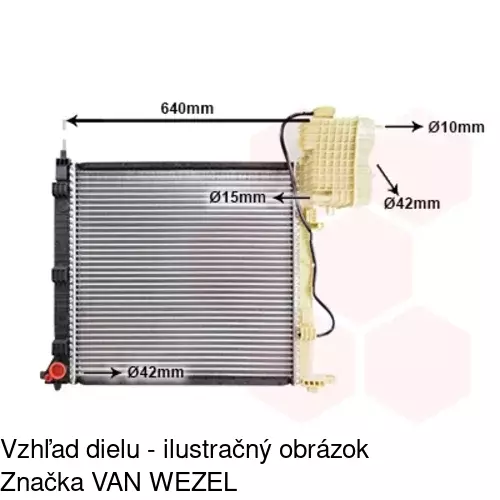 Chladiče vody 5012086X /POLCAR/ - obr. 3