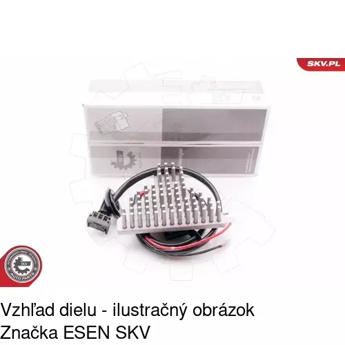 Ovládače klimatizácie 5014KST-1 /POLCAR/ - obr. 1