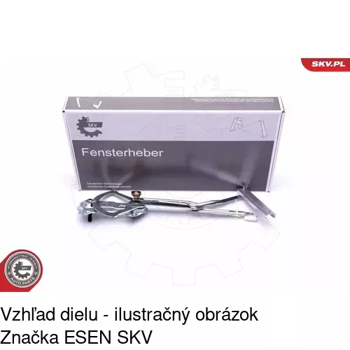 Manuálny mechanizmus okna dverí POLCAR 5014PSM1