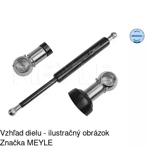Plynová pružina 5016AB1D /POLCAR/ - obr. 2