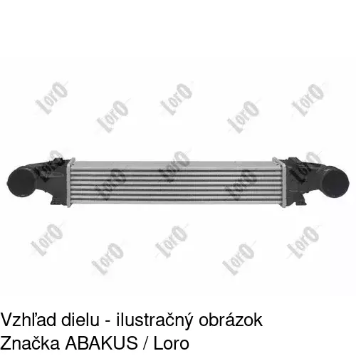 Chladiče vzduchu (Intercoolery) 5016J81X /POLCAR/ - obr. 2