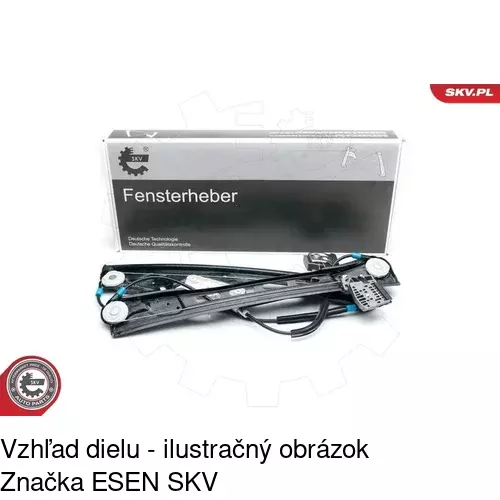 Mechanizmus sťahovania okna elektrický bez motora 5016PSG1 /POLCAR/ - obr. 1