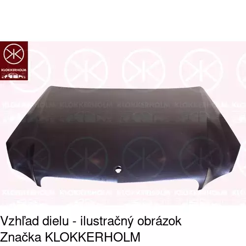 Kapota - poškodená POLCAR 501803UB