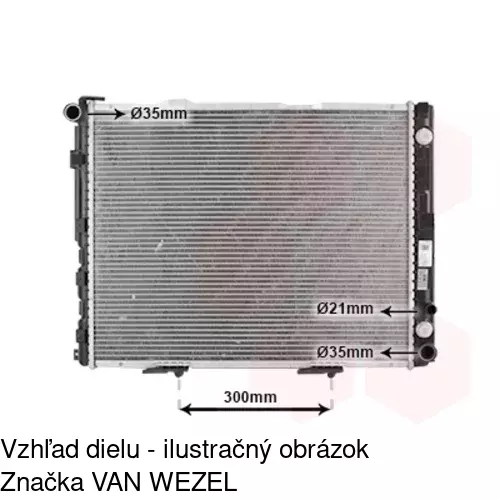 Chladiče vody 502408-2 /POLCAR/ - obr. 1