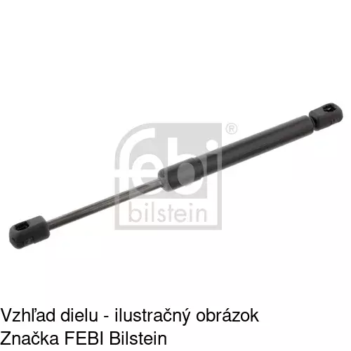 Plynová pružina 5028AB /POLCAR/ - obr. 1