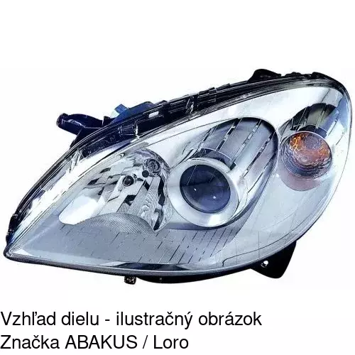 Hlavný reflektor 503509-U /POLCAR/ - obr. 4