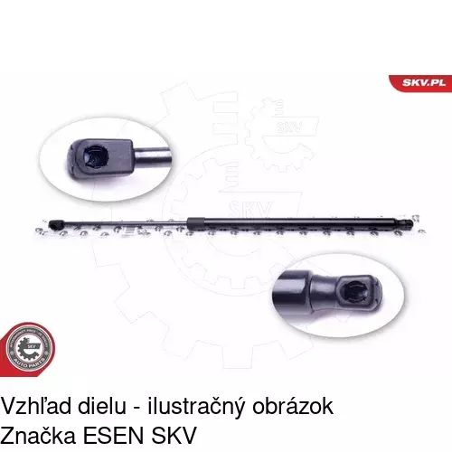 Plynová pružina 5040AB1 /POLCAR/ - obr. 4
