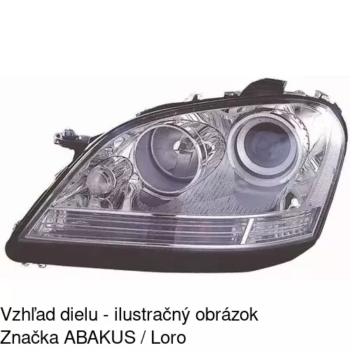 Hlavný reflektor 504509-H /POLCAR/ - obr. 1