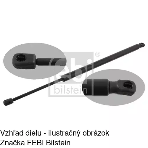 Plynová pružina 5045AB /POLCAR/ - obr. 4