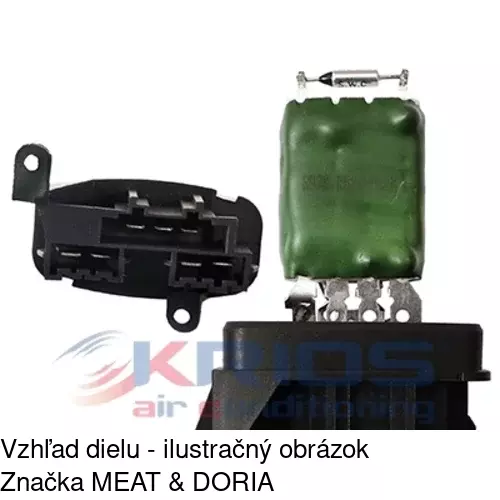 Ovládače klimatizácie 5062KST-1 /POLCAR/ - obr. 2