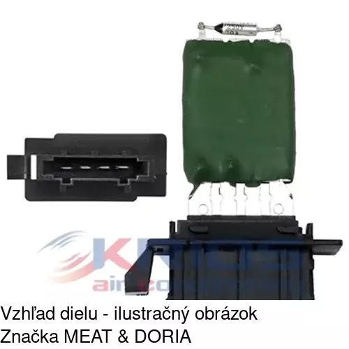 Ovládače klimatizácie 5062KST-2 /POLCAR/ - obr. 2