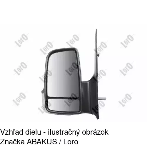 Vonkajšie zrkadlo 506551-M /POLCAR/ - obr. 3
