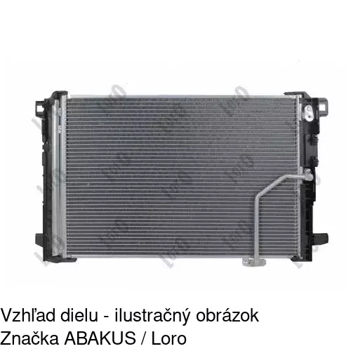 Chladiče klimatizácie 5070K8C1 /POLCAR/ - obr. 2