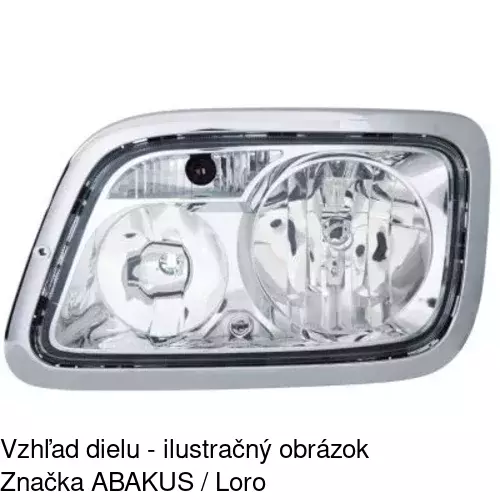 Hlavný reflektor 5083101H /POLCAR/ - obr. 3