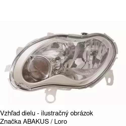 Hlavný reflektor 5095092E /POLCAR/ - obr. 3