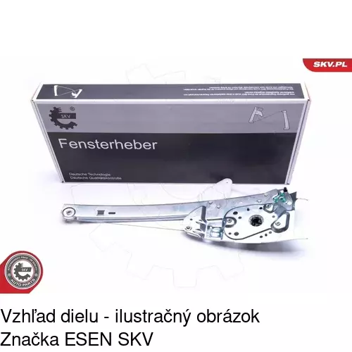 Elektrický mechanizmus okna dverí 5095PSE1 /POLCAR/ - obr. 2