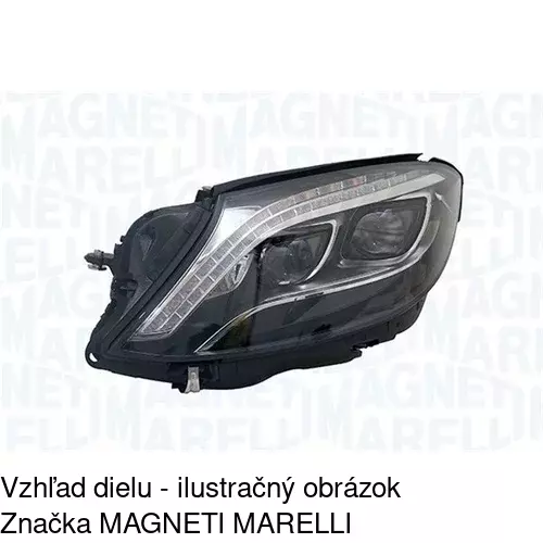 Hlavný reflektor 50F1091U /POLCAR/