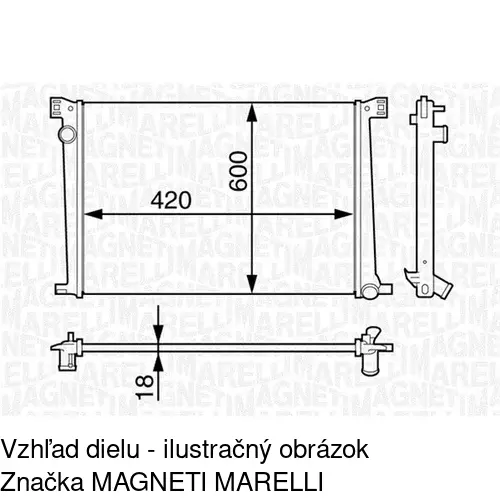 Chladiče vody 510208-2 /POLCAR/ - obr. 1