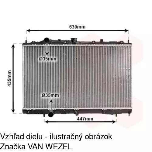 Chladiče vody 5231081K /POLCAR/ - obr. 3