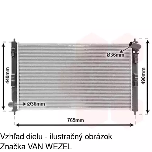 Chladiče vody 5234081K /POLCAR/ - obr. 3