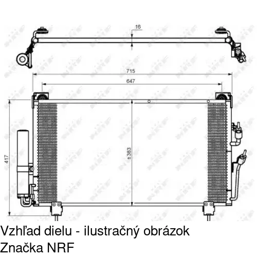 Chladiče klimatizácie 5265K8C1 /POLCAR/ - obr. 1