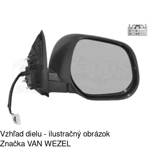 Vonkajšie zrkadlo 5266524M /POLCAR/ - obr. 2