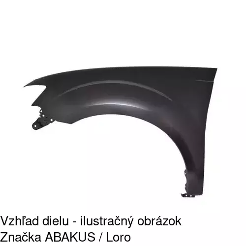 Predný blatník 526701-1 /POLCAR/ - obr. 1