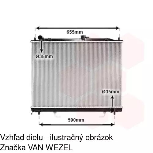 Chladiče vody 5274082K /POLCAR/ - obr. 1