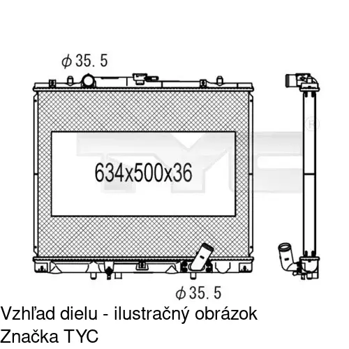 Chladiče vody POLCAR 5278083K