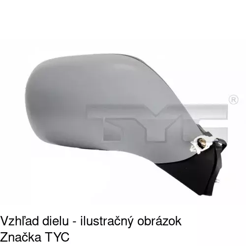 Vonkajšie zrkadlo 5503515M /POLCAR/ - obr. 2